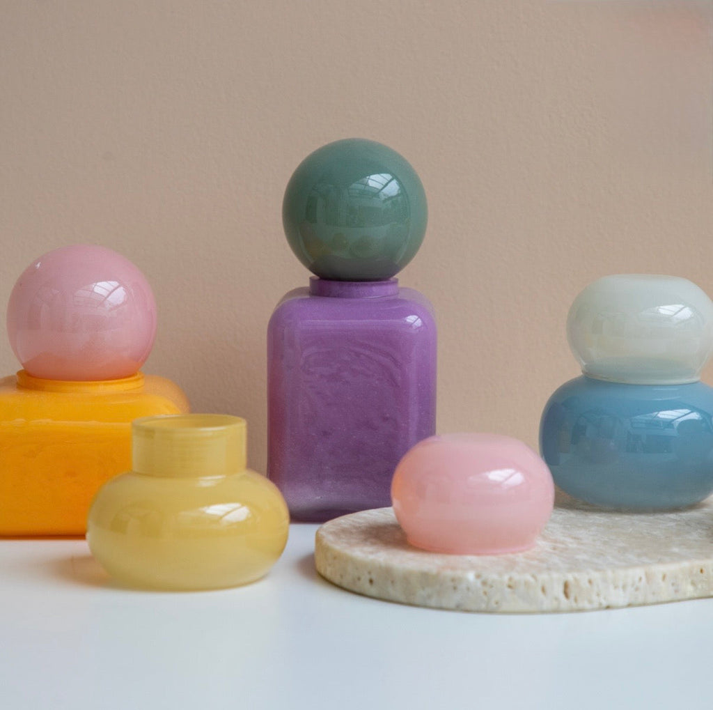 Garrafa Orb Roxo e Verde