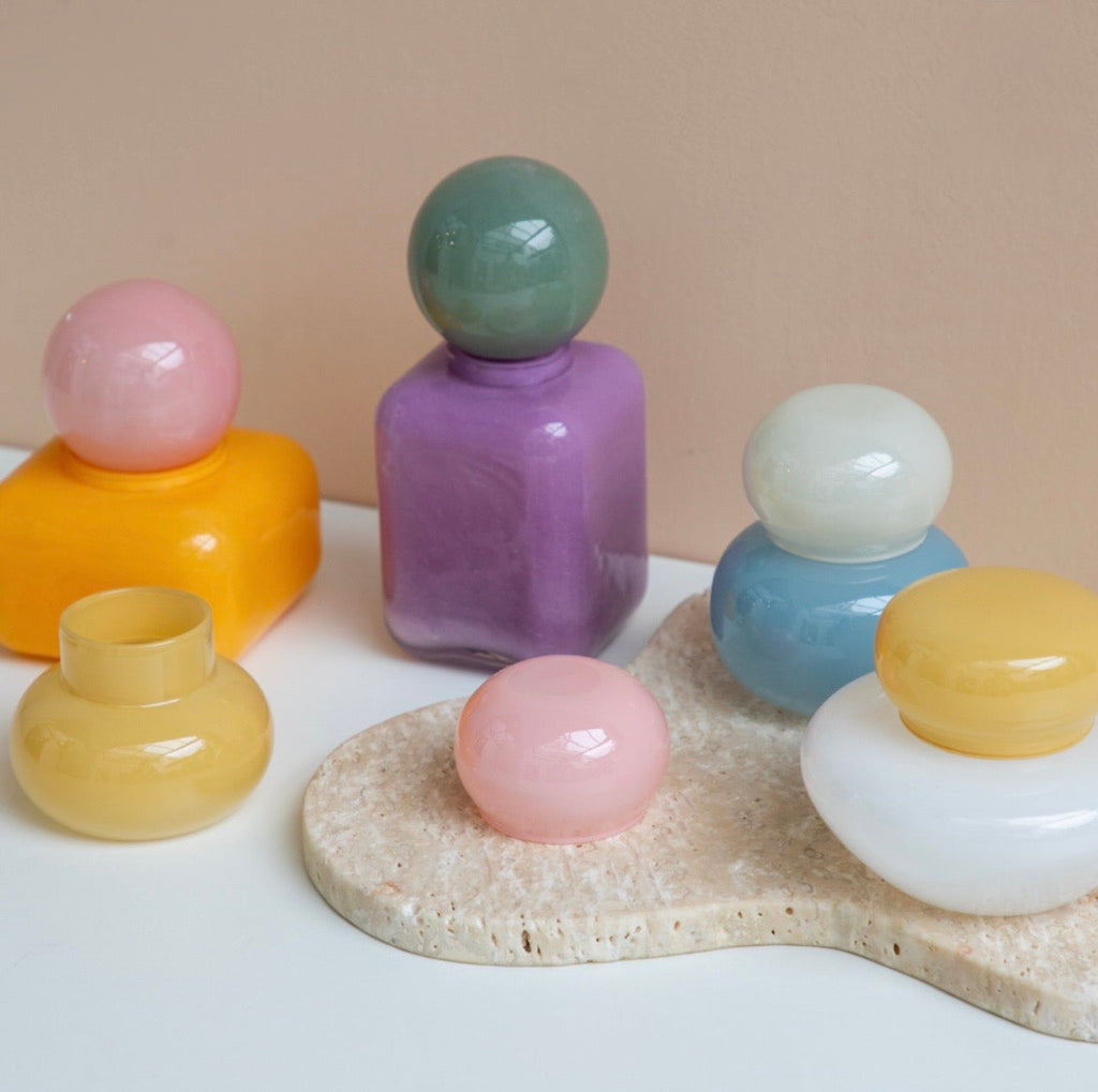 Garrafa Orb Roxo e Verde