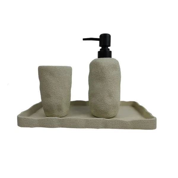 Jogo Banheiro Beige